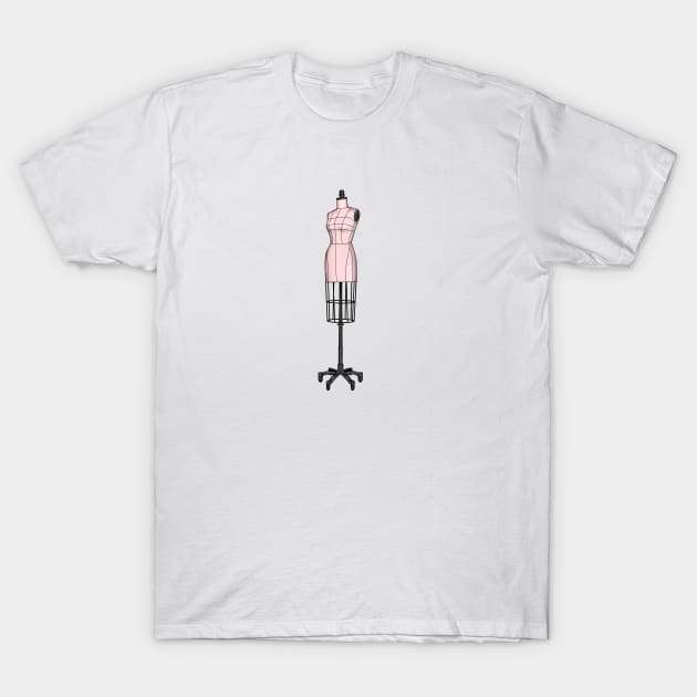 fashion designer clothes on a mannequin T-Shirt by ArctiumStudio